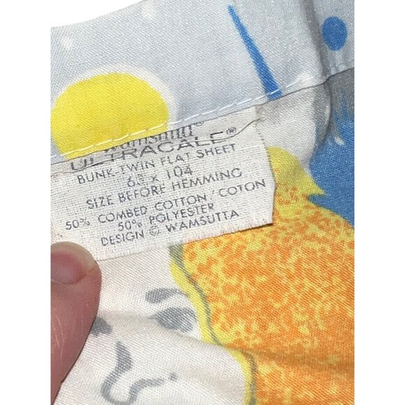 Star Trek Vintage Fitted & Flat Twin Sheet Set 1976 Paramount - Picture 5 of 11